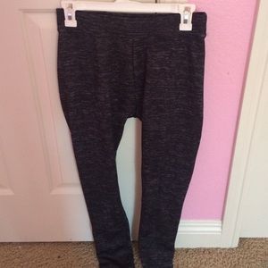 Black fleece leggings