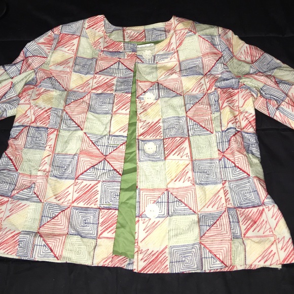 Colorful Mid-sleeve jacket