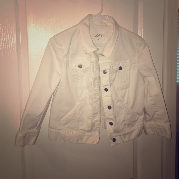 White denim jacket