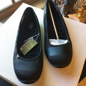 Dr Scholl's striped flats