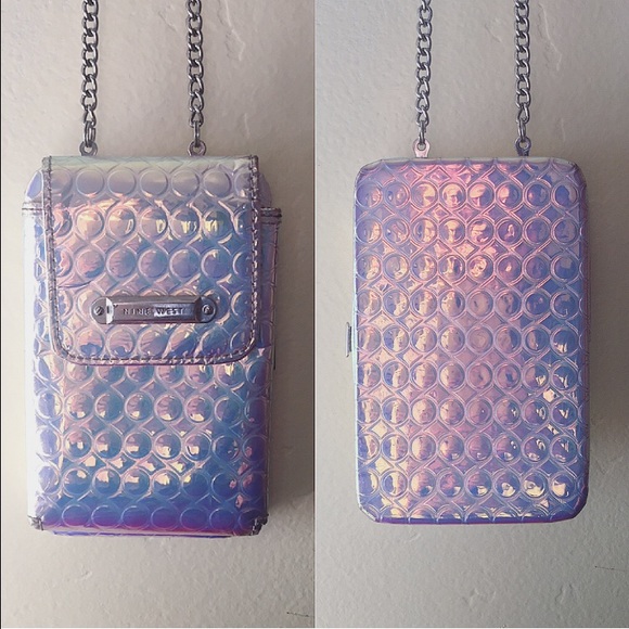 NINE WEST / "magic mirror" holographic 3-in-1