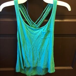 HOLLISTER Teal Tank!!