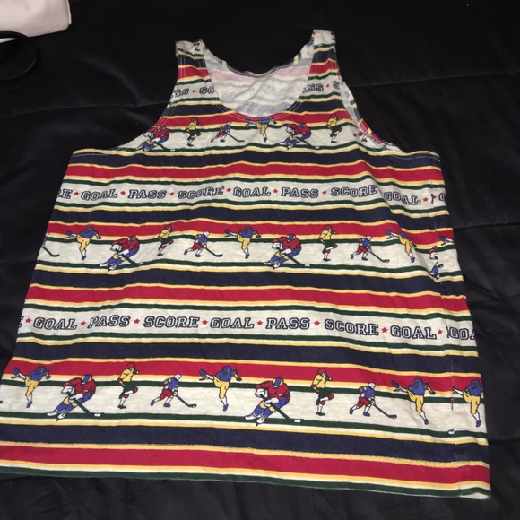 Hockey "Score Goal Pass" Tank Top