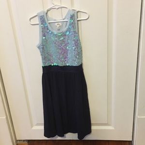 Ruum girls dress with sequin top