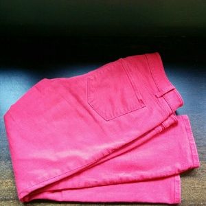 Ann Taylor coral skinny jeans