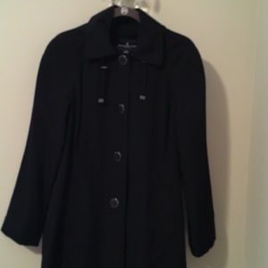 London Fog black trench