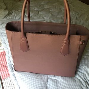 Dagne Dover 15" tote in Dusty Rose!