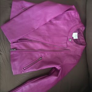 Vegan leather jacket