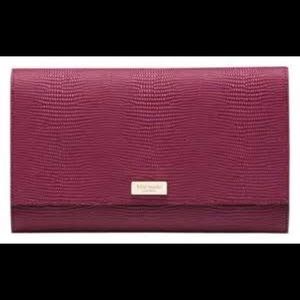 NWT Kate Spade Bristol Drive Red Plum Wallet