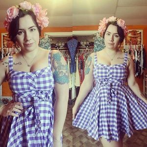 Modcloth gingham dress