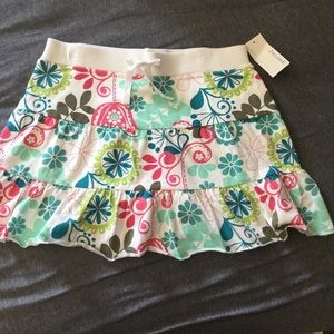 Multicolored Tiered Skort