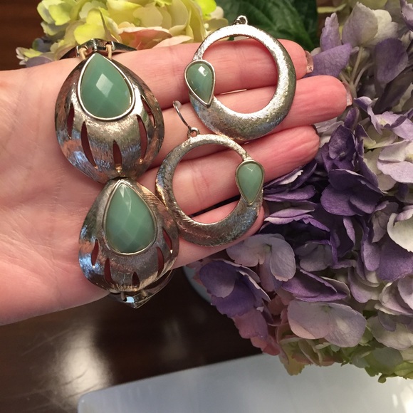 Jade Bracelet & Earring Set