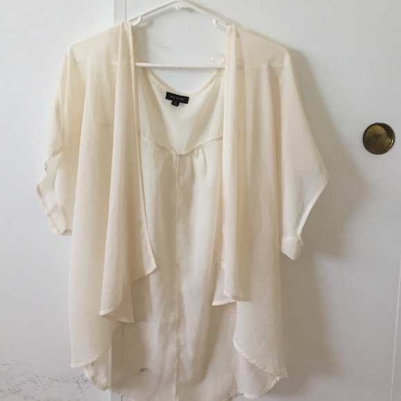 Sheer cardigan