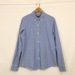 Vineyard Vines Tops - VINEYARD VINES gingham check plaid logo Oxford Vineyard Vines Tops - VINEYARD VINES gingham check plaid logo Oxford