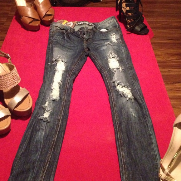 Cute distressed jeans