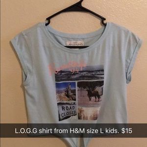 L.O.G.G kids shirt