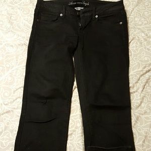 American Eagle black skinny jeans size 6