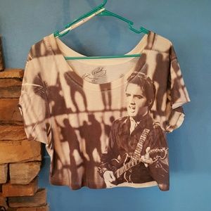 Adorable Elvis Presley Crop Top