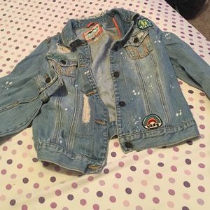 Hollistee blue jean jacket