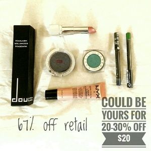 NWOT. Blue and green makeup bundle.