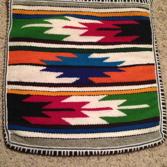Large Hippie Boho Cross-Body Bag - Picture 2 of 4