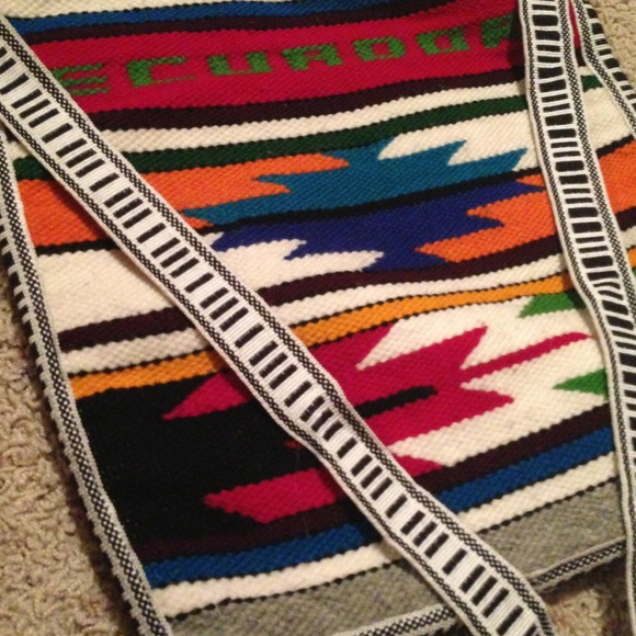 Large Hippie Boho Cross-Body Bag - Picture 3 of 4