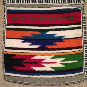 Large Hippie Boho Cross-Body Bag