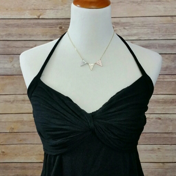 *Clearance* Black Halter Top
