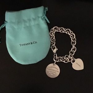 100% Authentic Tiffany & Co. silver charm bracelet