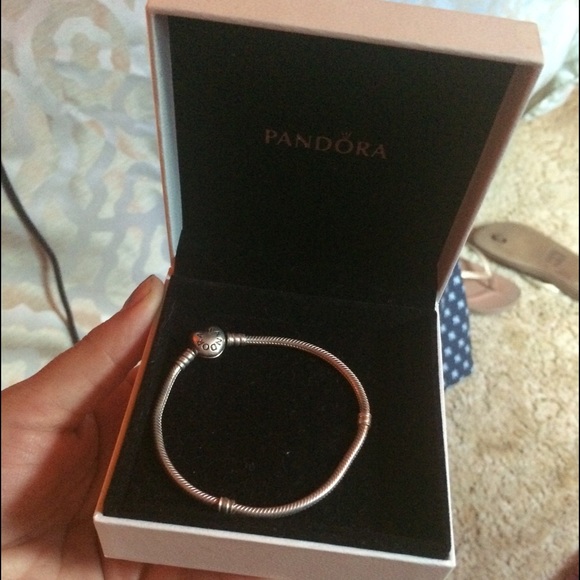 Authentic Pandora heart clasp bracelet
