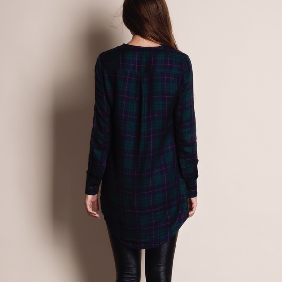 Lace Up Tunic Top - Picture 3 of 3