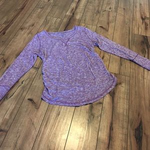 Purple maternity top