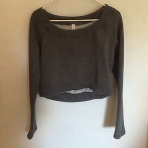 cropped Lululemon sweater