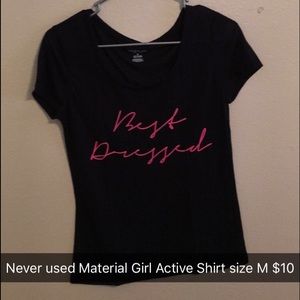 Material Girl Active wear shirt