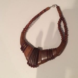 Wooden necklace