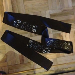 Decorative belt looks great with a dress