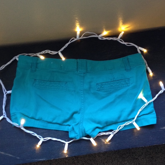 Short teal shorts. - Picture 3 of 3