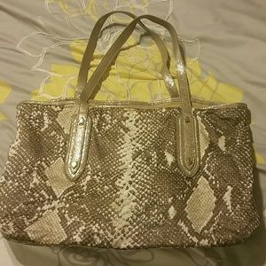 Diane Von Furstenberg snakeskin bag
