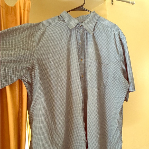 Blue Canyon Ridge checkered collared shirt