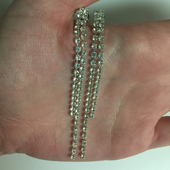 Double Strand Dangling Earrings