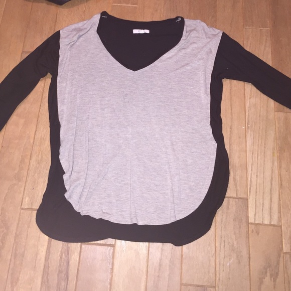 Madewell Longsleeve Vneck Tee