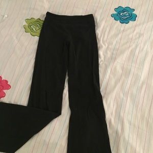 Black lululemon flared pant