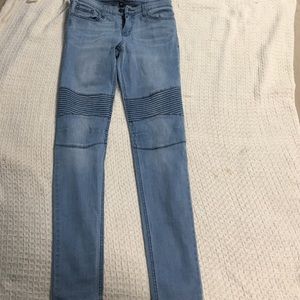 Flying monkey patched jeans skinny jeans