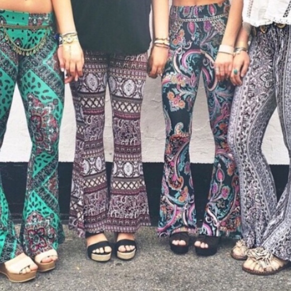 SOLD  NWT LF Printed Belll Bottoms - Picture 3 of 4