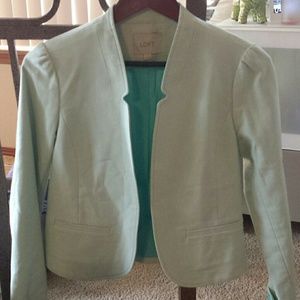 Ann Taylor Light Blue Blazer