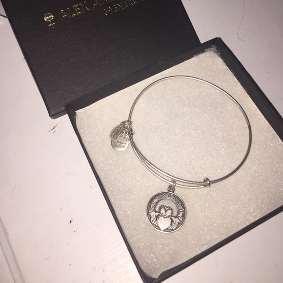 Claddagh Alex and Ani bracelet