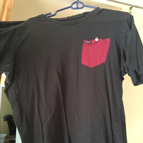 Men's black T-shirt