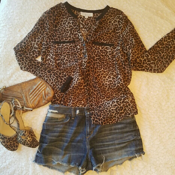 Leopard Print Blouse