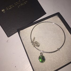 August birthstone Alex and Ani bracelet