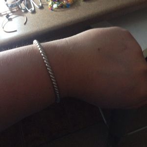 KatDJewelry Jewelry - Sterling Silver Rope Cuff Bracelet KatDJewelry Jewelry - Sterling Silver Rope Cuff Bracelet